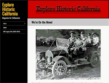 Tablet Screenshot of explorehistoricalif.com